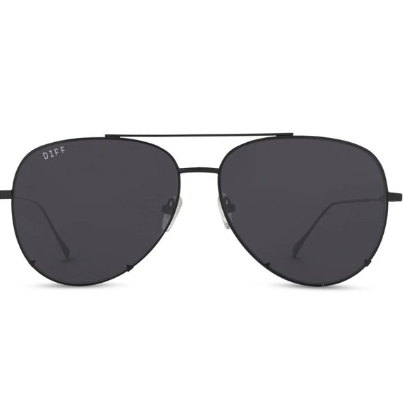 Diff Eyewear - Scarlett - Black Grey Sunglasses - Picture 1 of 4